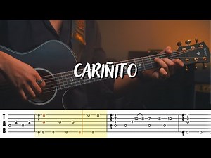 Cómo tocar "CARIÑITO" en Guitarra Fingerstyle | Tutorial | TAB Fácil