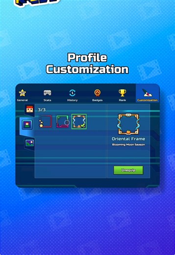 👤 Style up your profile! 🟣 Choose an avatar to match your vibe. 🟣 Add frames for a unique touch. 🟣 Spice things up with custom backgrounds. 👉 Check out the Customization tab in your Profile now. #PixelGun3D #pg3d #game #mobilegames