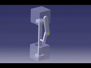 PENDULUM PUMP MECHANISM [THEORY OF MACHINES]