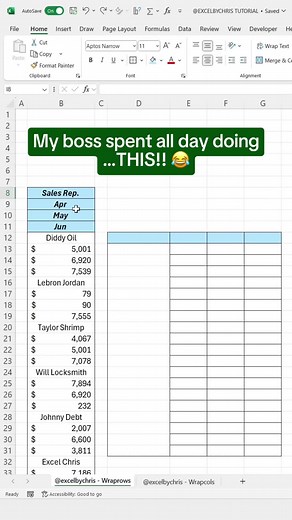 Convert Excel Column to Table Easily