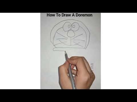 How to Draw Doraemon Step by Step 💙 | Easy Cartoon Drawing for Kids #shorts #doremon #art