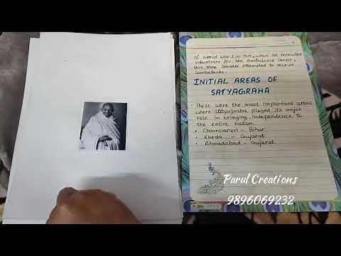 Project on Mahatma Gandhi A Legendary Soul of History for Class 12th