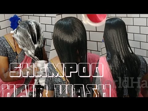 Shampooing Long Hair Forward | How To Wash Long Hair Properly | How To Wash Long Hair Properly Women