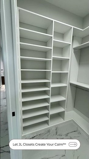 Custom Walk in Closet Project | JL Closets | Walk-in Closets