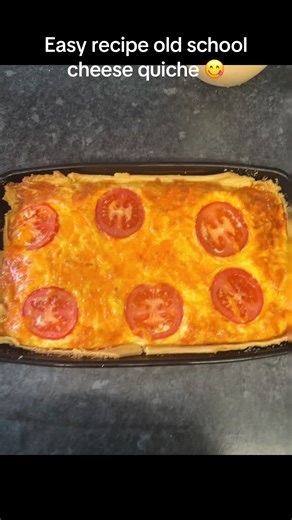 Easy Old School Cheese Quiche Recipe