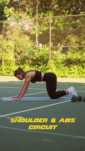 36K views · 484 reactions | It's time for a Shoulder & Abs Workout.☺️ ✅ Plank to Push Up 12 ✅ Plank Jacks 16 ✅ Plank jumps in 12 ✅ Plank w/ knees touch 16 ✅ Rolling plank 16 Rest 律‍♀️ Repeat 4 times. #balaioathletics #fitness #workoutroutine #athomeworkouts #yoga | Alende Sisters | Facebook