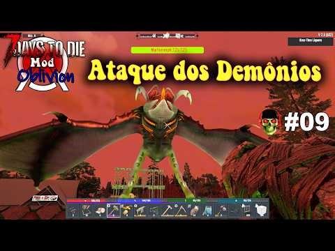 First Blood Moon in the Zombie Apocalypse 🟣 7Dtd MOD Oblivian 2.5 🟣 Chapter 9