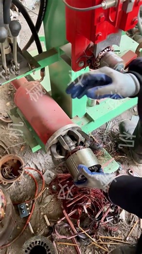 Copper stripping machine for scrap yards #Push rod copper stripping machine #New type of push