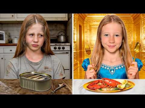 Nastya and Poor VS Rich story for kids