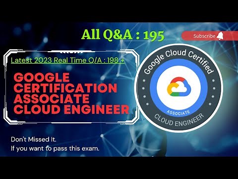 Google Associate Cloud Engineer Exam All Q&A : 195 | Real Practice Q&A Latest 2023| #google #clouds
