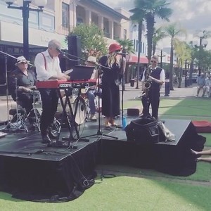 25 reactions | The Dave Atkin Group performing on Market Street. They are playing all the well known swing numbers until 7pm. Come on down for a boogie!  #artdecofestival2020 | Art Deco Napier | Facebook