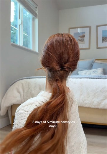 Elevated Low Ponytail Tutorial: Easy Hairstyles