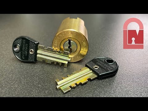 Rosengrens 8 Disc High Security Safety Deposit Box Lock Picked