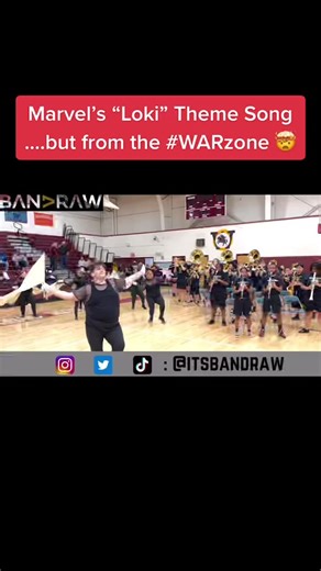 Loki Theme Song by Warwick High School 🔥 #BandRaw #ForBandCulture #NewportNews #VA #fyp #music #marvel #band #viral