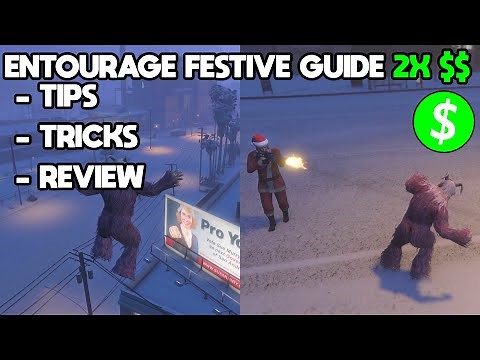 GTA 5 Online Entourage Festive Remix Guide! | How To Play Entourage Adversary Mode | 2x Money Mode