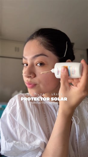 Tinted sunscreen for combination to oily skin! Dry touch (3 shades) | Eucerin Hydro Fluid
