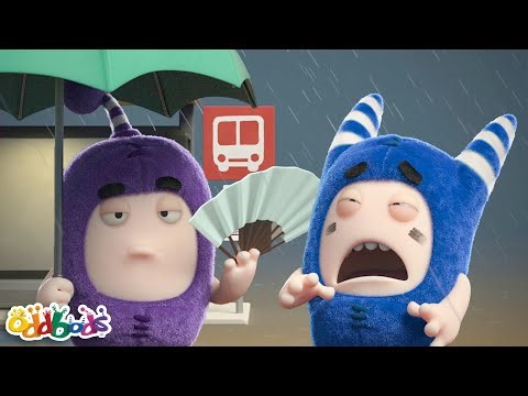 Stuck In The Rain ☔ | OddBods | Science and Nature Cartoons For Kids| Moonbug Kids