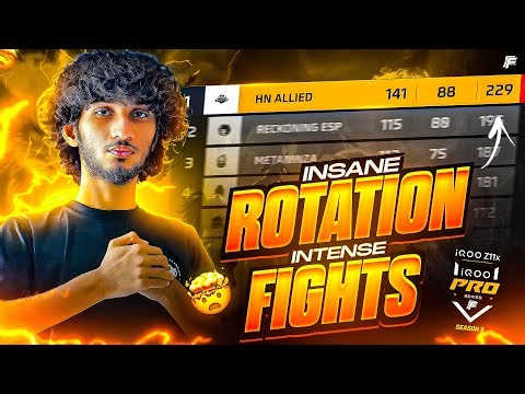 “IQOO free fire pro Series 🔥Road to victory | Intense tournament Raw Pov “
