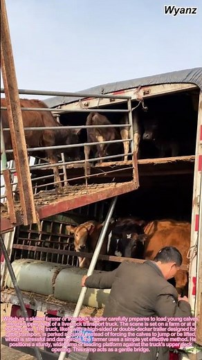 How to Load Calves into a Truck: The Gentle Ramp Method for Safe Transport