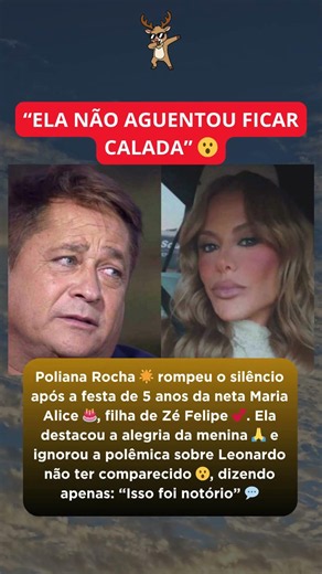 Poliana Rocha ignora polêmica e celebra festa da neta
