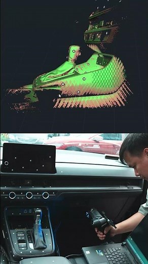 Scanning a Car Dashboard with the Creality RaptorX 3D Scanner! #3dscanning #automobile