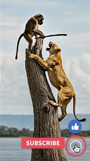 The Genius Monkey Who Outsmarted an Entire Pride of Lions