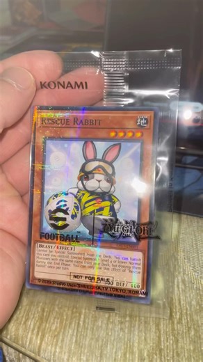 Yu-Gi-Oh! Promo efootbal Rescue rabbit + Promo tokken Neymar