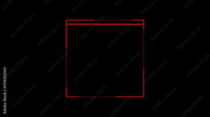 Vidéo Stock animated barcode or qr code scanner, QR code scanner animation, QR code animation, Scan qr code icon with laser, barcode scanner animation on black background, QR code scanner