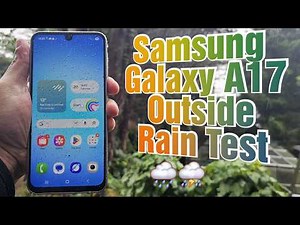 Samsung Galaxy A17 5G Outside IP54 Rain/Waterproof Or Water Resistant Test