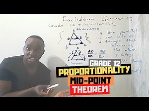Midpoint Theorem Grade 12 Euclidean Geometry Proportionality Question
