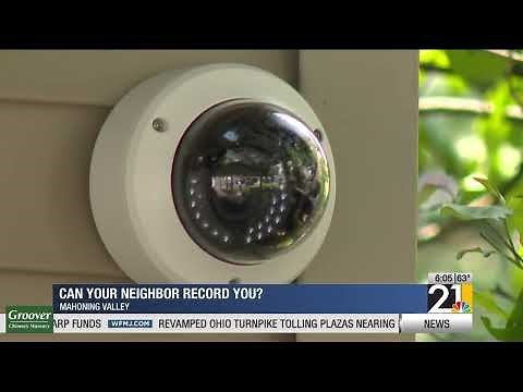 Can your neighbor record you with home security cameras?