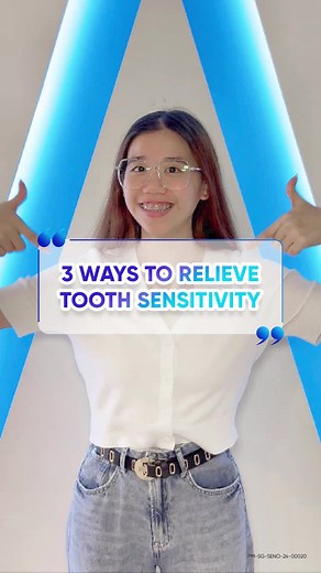 Do you feel a short, sharp sensation 🥲 when you consume cold 🥶 drinks or hot 🥵 food? Here are 3 tips to help relieve tooth sensitivity. Try Sensodyne Sensitivity Gum & Enamel toothpaste today! #Sensodyne #SensodyneSG #SensodyneSensitivityGumEnamel #ToothSensitivity #GumHealth #OralCare​​ PM-SG-SENO-24-00020