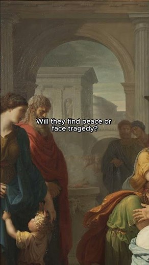 The Blind Oedipus Commending his Children to the Gods #history #art #painting