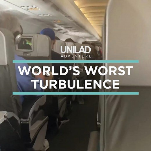 Turbulence is the worst part of travelling... 😢✈️ | UNILAD Adventure