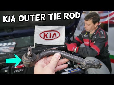 OUTER TIE ROD REPLACEMENT REMOVAL KIA FORTE SOUL RIO SPORTAGE SORENTO OPTIMA