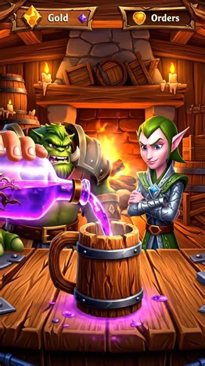 First Person Fantasy Tavern Keeper Simulator UI