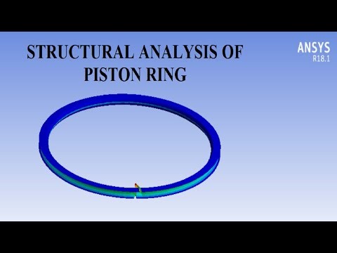 Piston Ring | Static Structural Analysis I Deformation | Stress | Strain | FOS | ANSYS Workbench