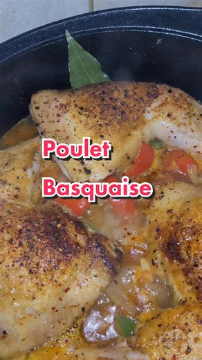 Recette Poulet Basquaise fraîche et savoureuse