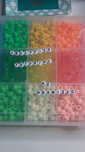 Kandi Jellyfish tutorial ☆♡ #kandisophxo #kandi #plur #ponybeads #handmade #kandijellyfish #kanditutorial #kanditok