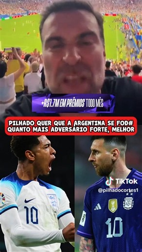 Pilhado wants Argentina to get screwed, the stronger the opponent the better.
