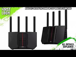 ASUS RT-BE92U Tri-Band Wi-Fi 7 Router Launched with USB Tethering Support - Explained All Details