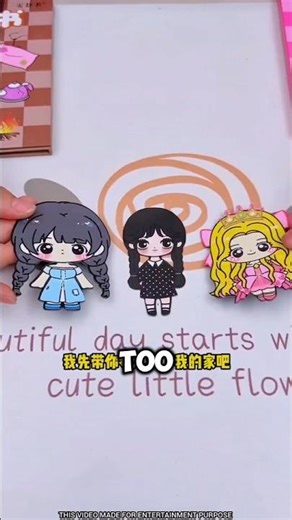 Poor Girl vs Rich Girl! 🖤 Who Will Wednesday Addams Choose as Friend? Comment Below 👀