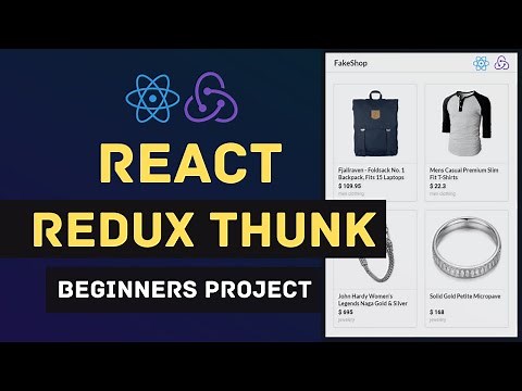 Learn React Redux Thunk with Project | Redux Thunk Middleware | Axios Async Actions | Redux Tutorial