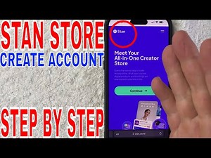 ✅ How To Sign Up Or Create Stan Store Account 🔴