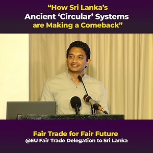 Addressing the delegation from EU on FairTrade | Chathuranga Abeysinghe