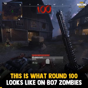 This is what round 100 looks like on Black Ops 7 Zombies 💀 | Top Warzone Plays