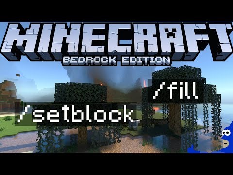 Comment utiliser le /setblock et /fill sur Minecraft Bedrock ??? [CommandBlock]