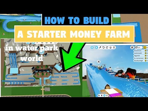 Easy Money Farm For Beginners | Roblox Water Park World *TUTORIAL*