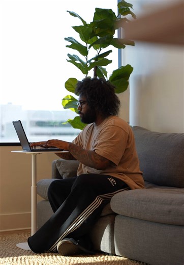 finding ways to increase productivity but make it modern at the same time. This lift laptop table was an essential addition to my home. #bdifurniture IG:@BDI_furniture TikTok: @BDI Furniture