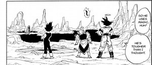 MSsj Goku (CG) vs. Dabura - Dragon Ball